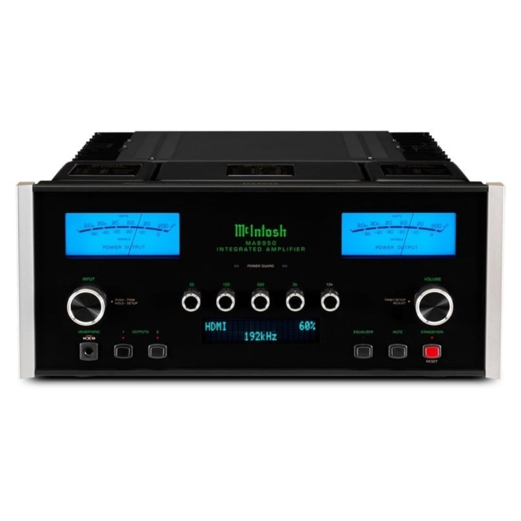 McIntosh MA8950 amplifier front view with HDMI input
