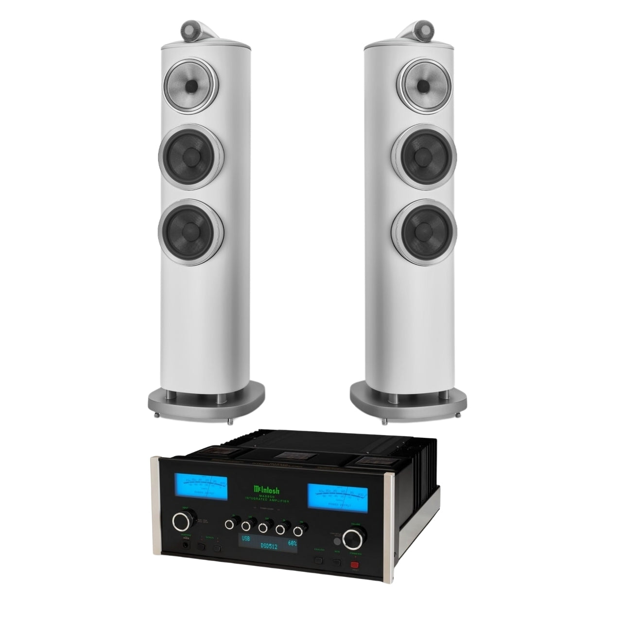 Bowers & Wilkins 804 D4 +Amplificador MA8950