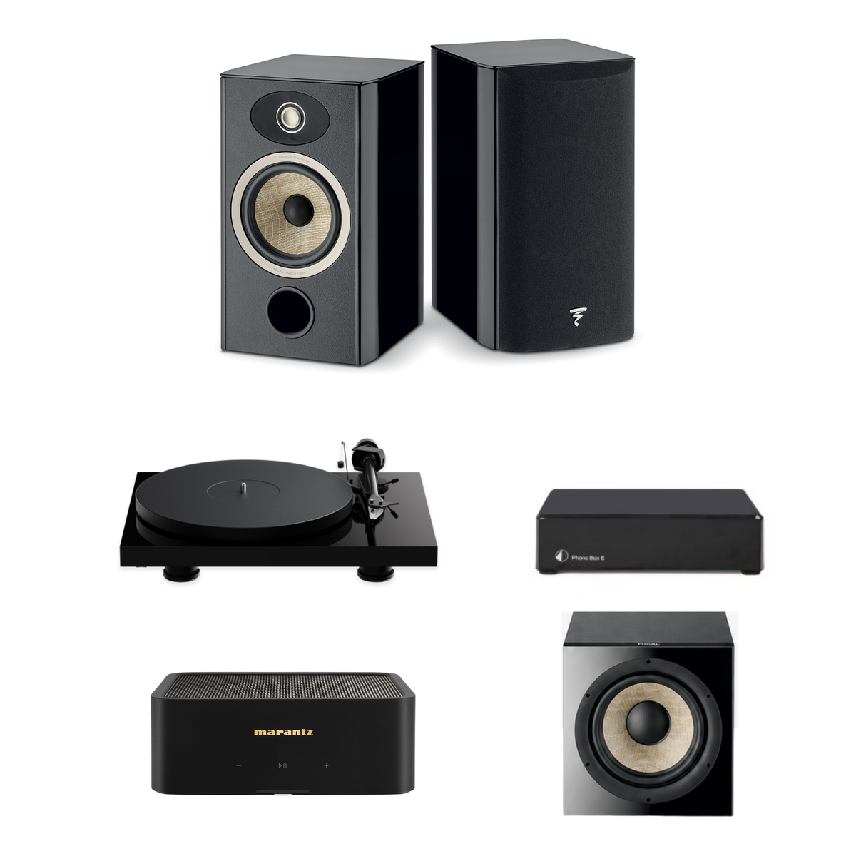 Sistema HiFi Focal Aria Evo X N°1 + Marantz MODEL M1