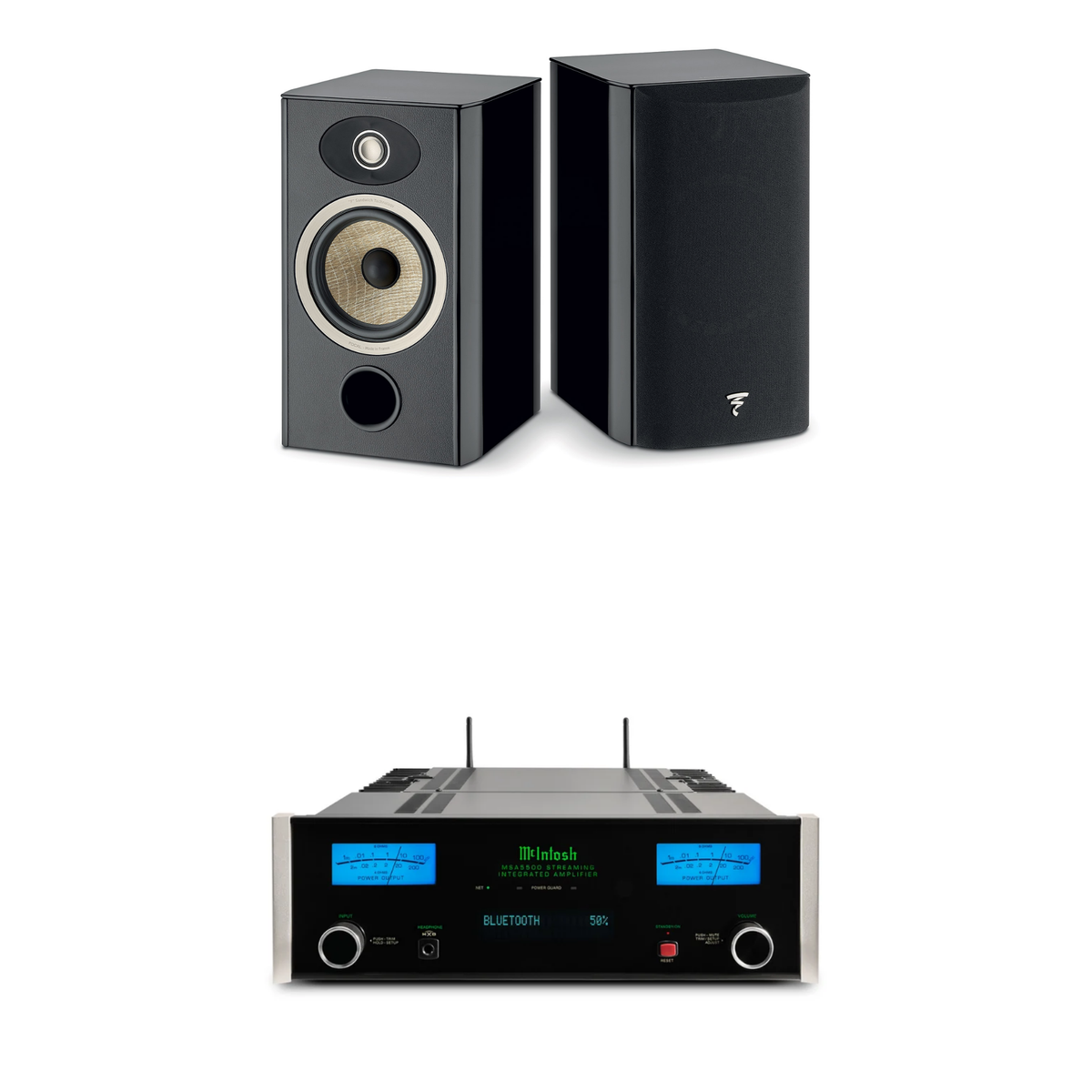 Focal Aria Evo X N°1 + McIntosh MSA5500 Sistema HiFi High End