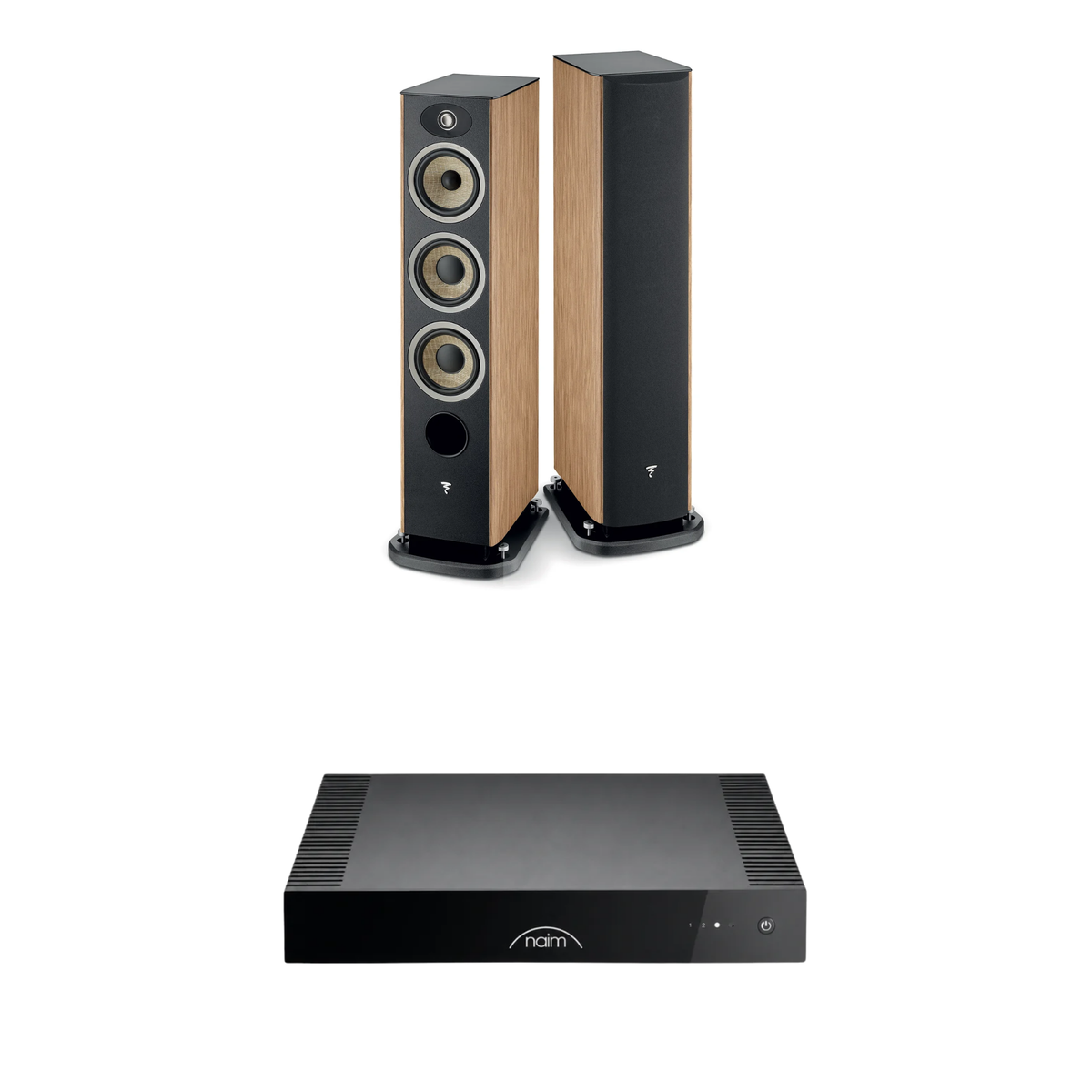 Focal Aria Evo X N°2 + Naim CI-Uniti 102 Sistema HiFi con Streaming