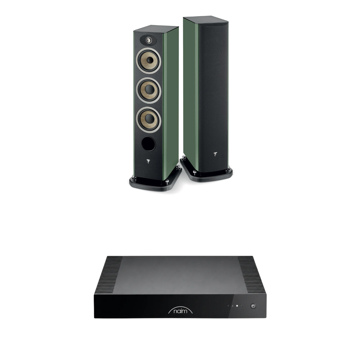 Focal Aria Evo X N°2 + Naim CI-Uniti 102 Sistema HiFi con Streaming