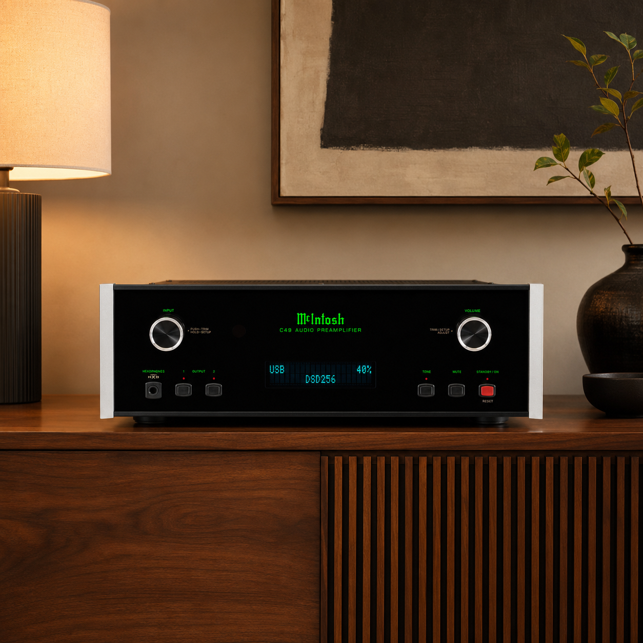 McIntosh C49 Preamplificador HiFi con DAC