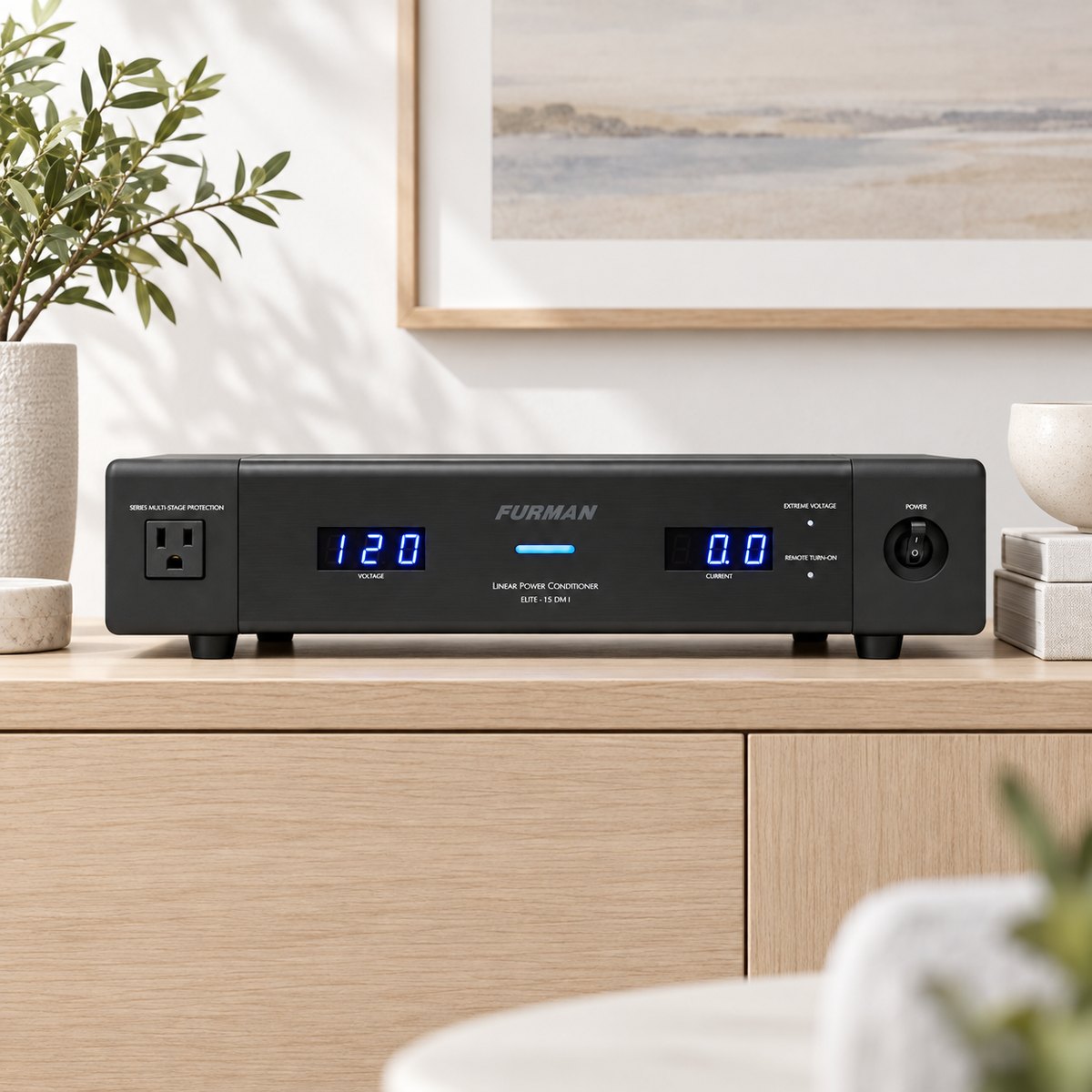 Furman Elite-15 DM i Acondicionador de Corriente con Medidores