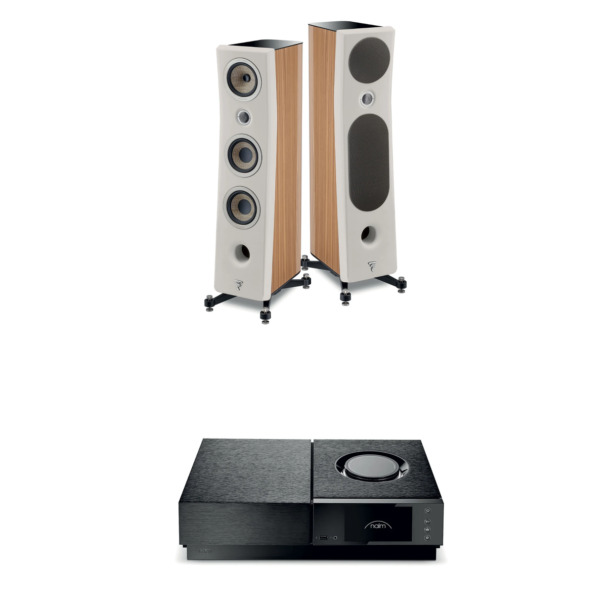 Focal Kanta N°2 + Naim Uniti Nova PE Sistema HiFi High End