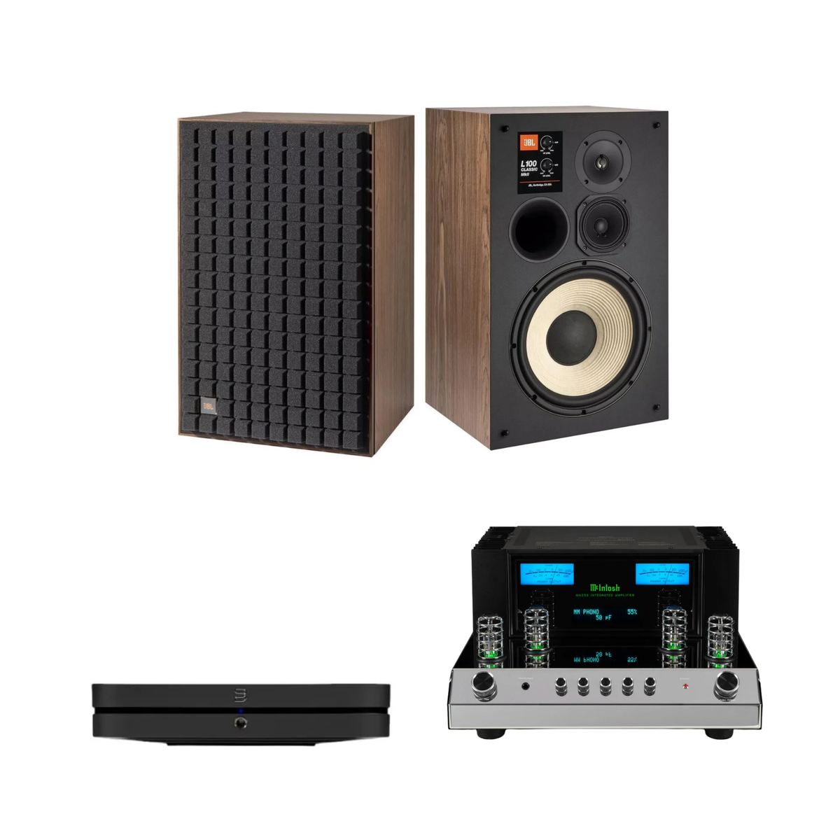 JBL L100 Classic MkII + McIntosh MA352 + Bluesound Node
