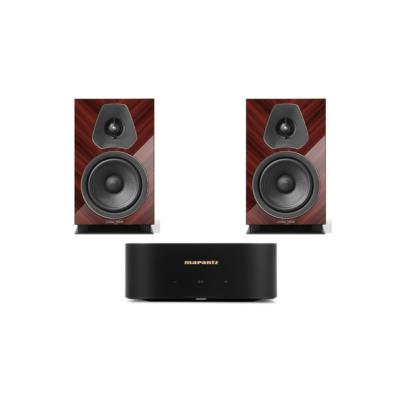 Bocinas Sonus Faber Lumina ll Amator + M1 Marantz Amplificador Integrado