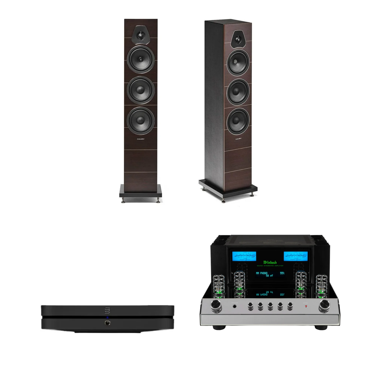 Sonus faber Lumina III + McIntosh MA352 + Bluesound NODE Sistema HiFi