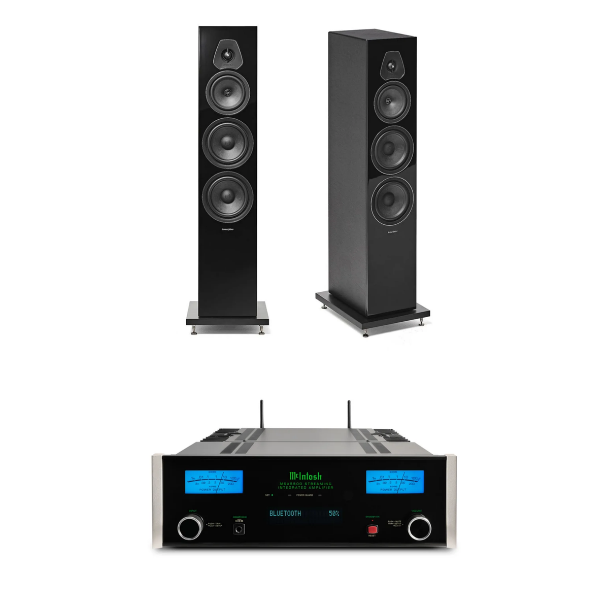 Sonus Faber Lumina V + McIntosh MSA5500 Sistema HiFi