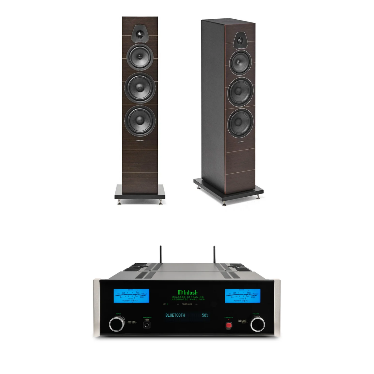 Sonus Faber Lumina V + McIntosh MSA5500 Sistema HiFi