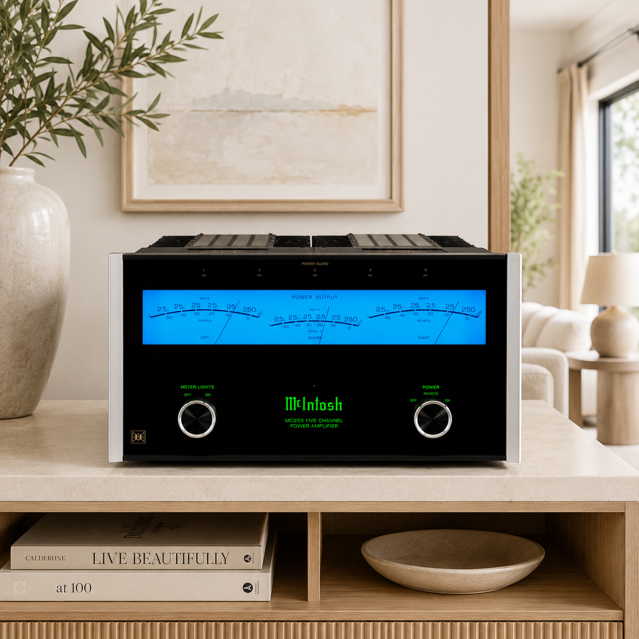 McIntosh MC255 Amplificador de Potencia 5 Canales 200Wx5