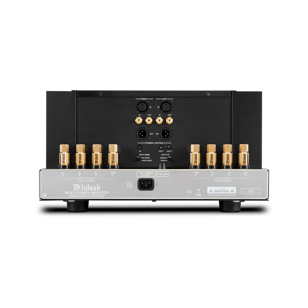 McIntosh MC312 Amplificador de Potencia Estéreo 300Wx2