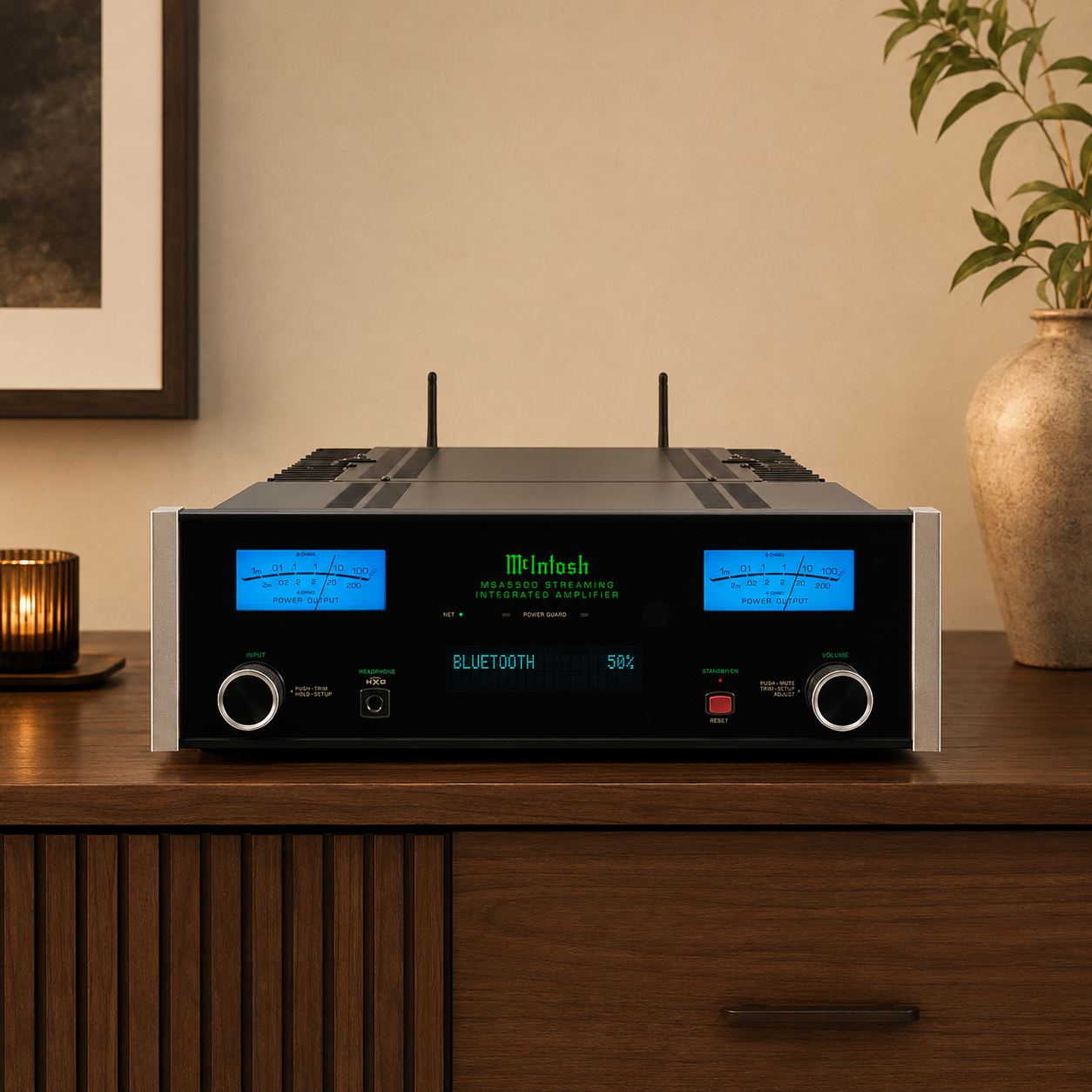McIntosh MSA5500 Amplificador Streamer Integrado HiFi 100Wx2