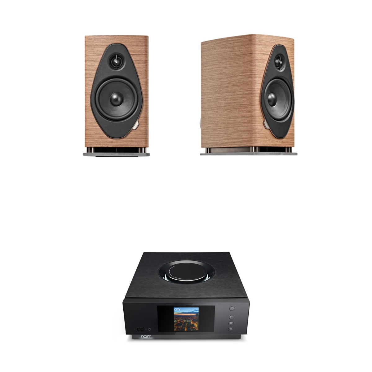 Sonus Faber Sonetto II + Naim Uniti Atom Sistema HiFi