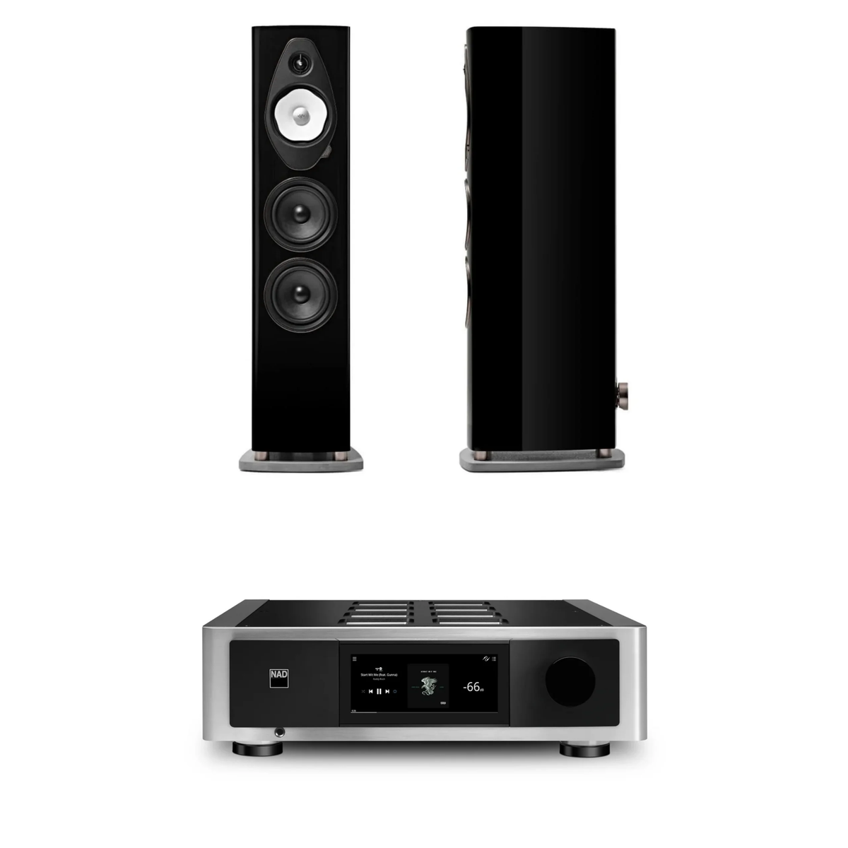 Sonus Faber Sonetto V G2 + NAD M33 V2 Sistema HiFi High End
