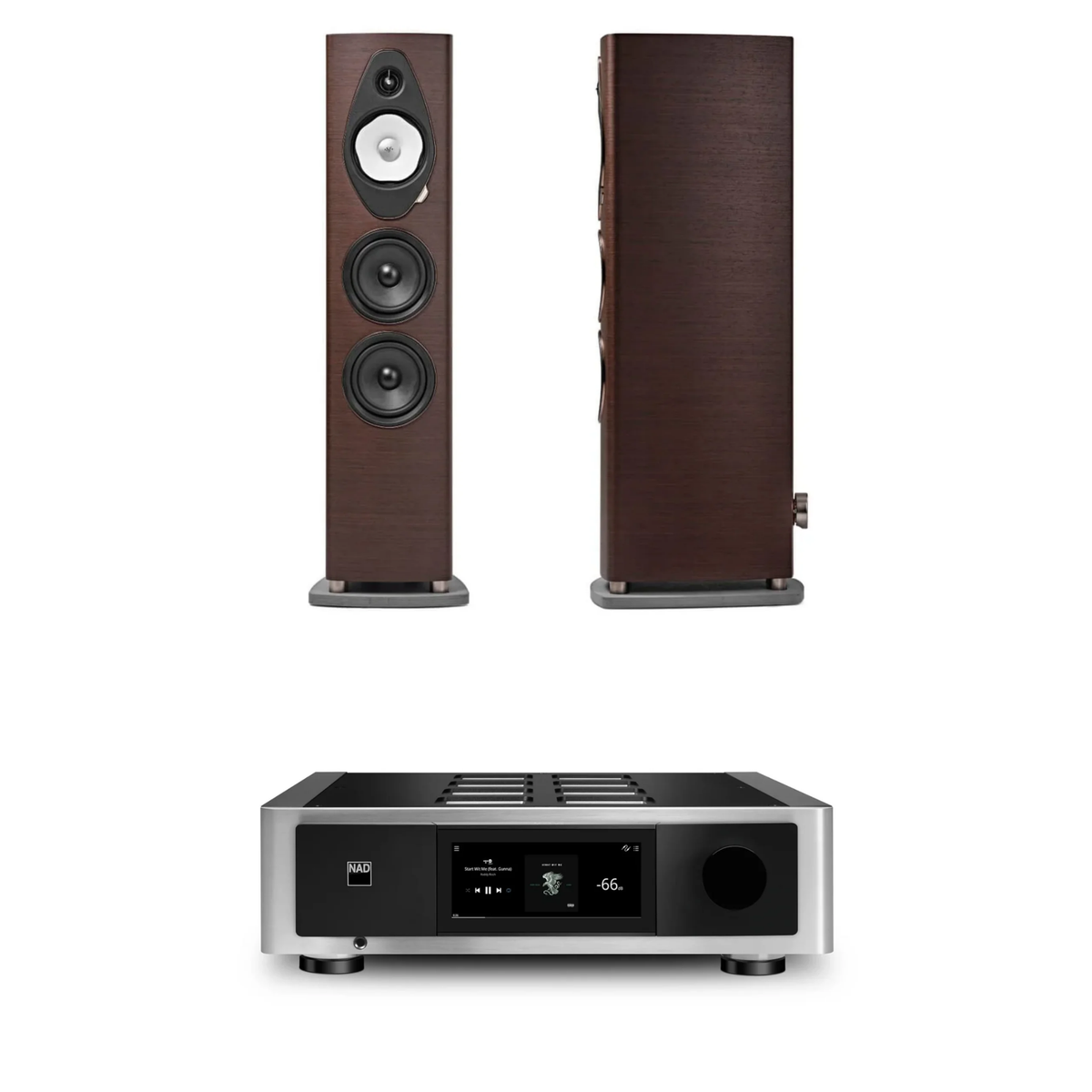 Sonus Faber Sonetto V G2 + NAD M33 V2 Sistema HiFi High End
