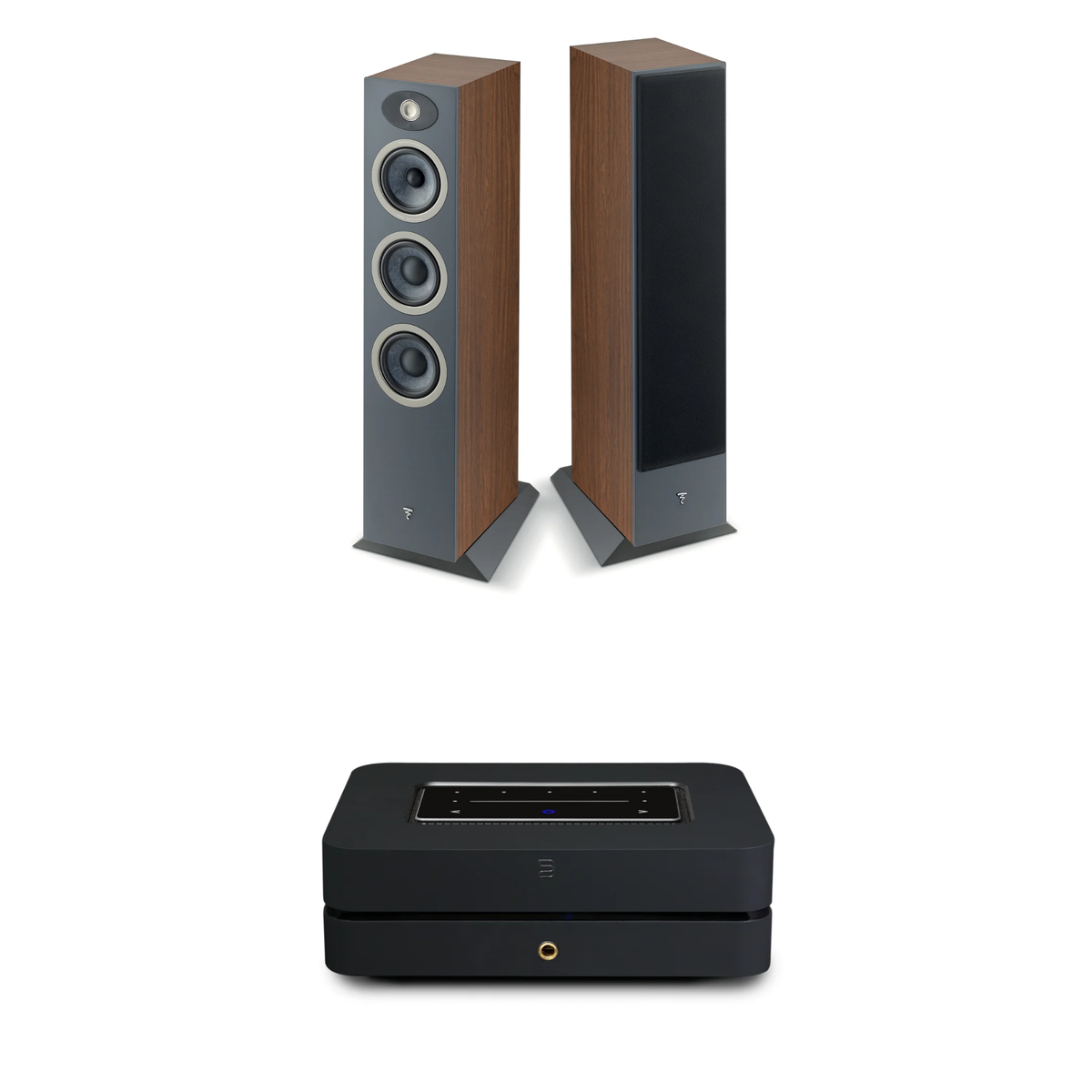 Focal Theva N°2 + Bluesound POWERNODE Sistema HiFi