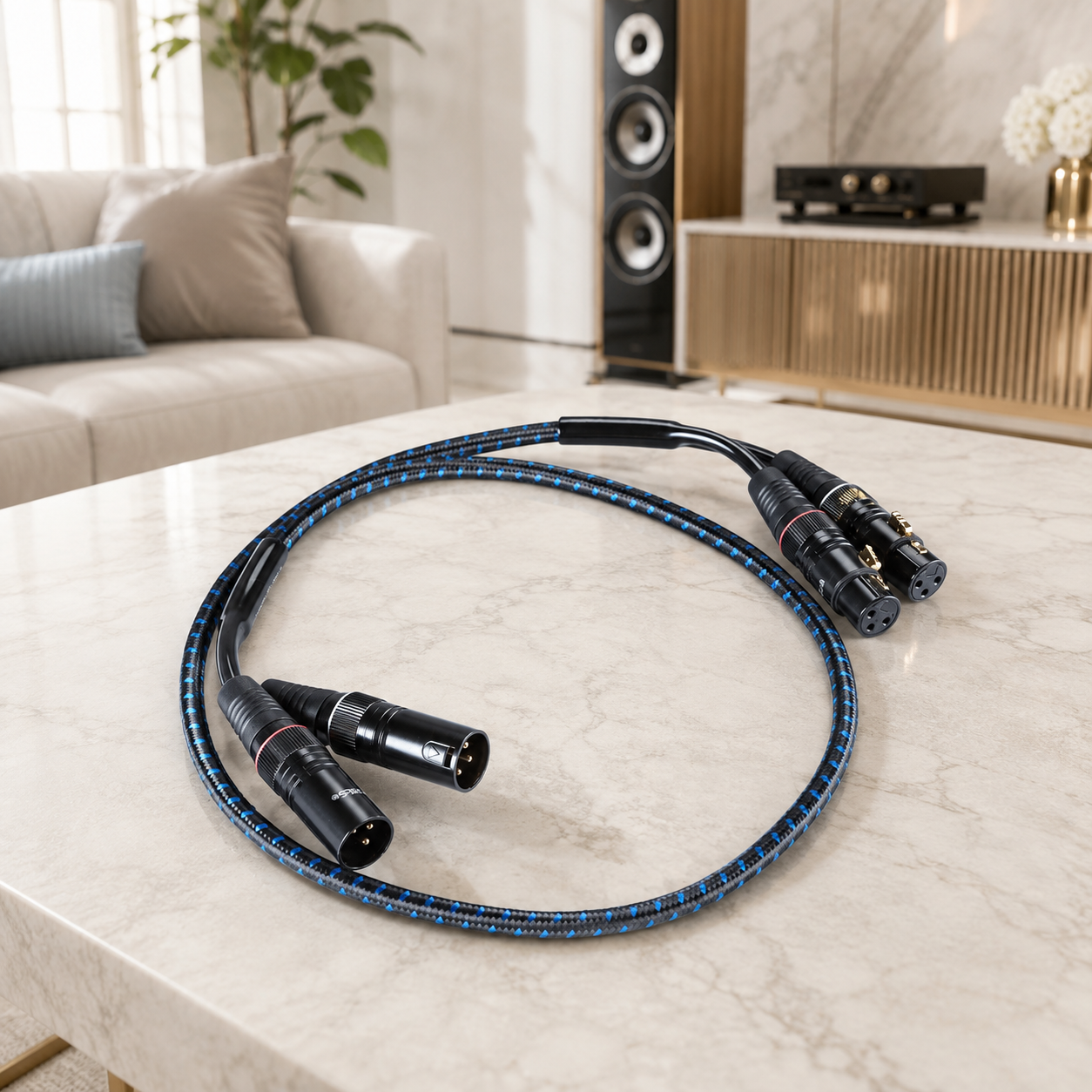Cable balanceado XLR Tributaries Model 4AB
