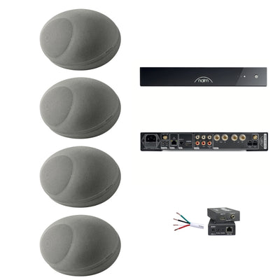 Kit para Terraza Grande Fiesta con 4 OD Stone 8 + Naim CI-Uniti 102