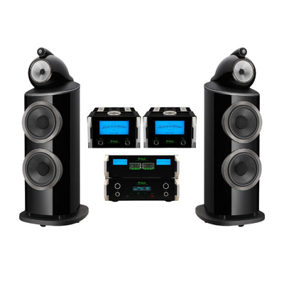 Bowers & Wilkins 801 D4 + Premaplificador C1200 + Amplificador MonoBlock MC1.25KW