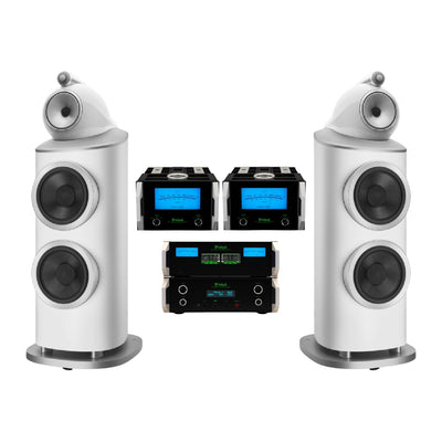 Bowers & Wilkins 801 D4 + Premaplificador C1200 + Amplificador MonoBlock MC1.25KW