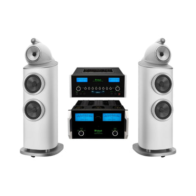 Bowers & Wilkins 802 D4 + Preamplificador C55 + Amplificador MC462