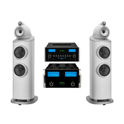 Bowers & Wilkins 803 D4 + Preamplificador C55 + Amplificador MC462