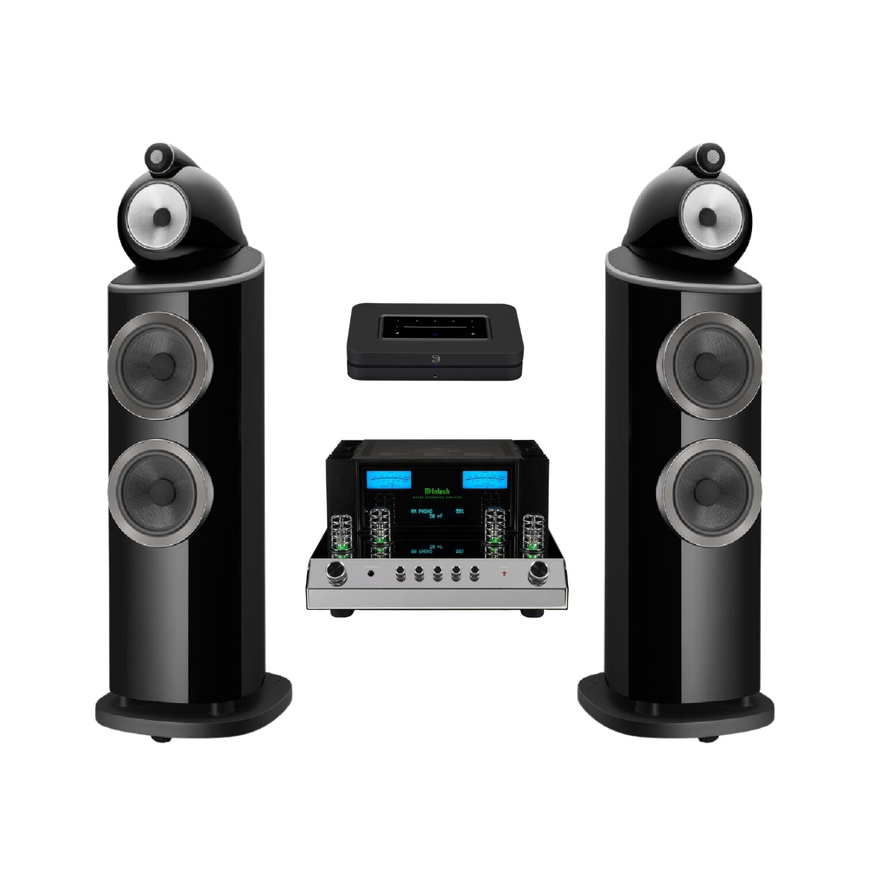 Bowers & Wilkins 803 D4 + Amplificador MA352 + Streamer Node