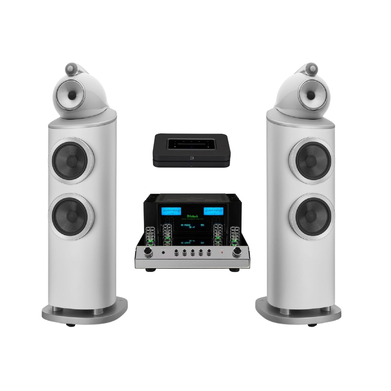 Bowers & Wilkins 803 D4 + Amplificador MA352 + Streamer Node