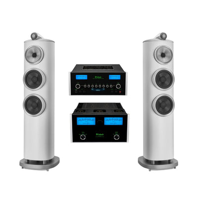 Bowers & Wilkins 804 D4 + Preamplificador C55 + Amplificador MC312