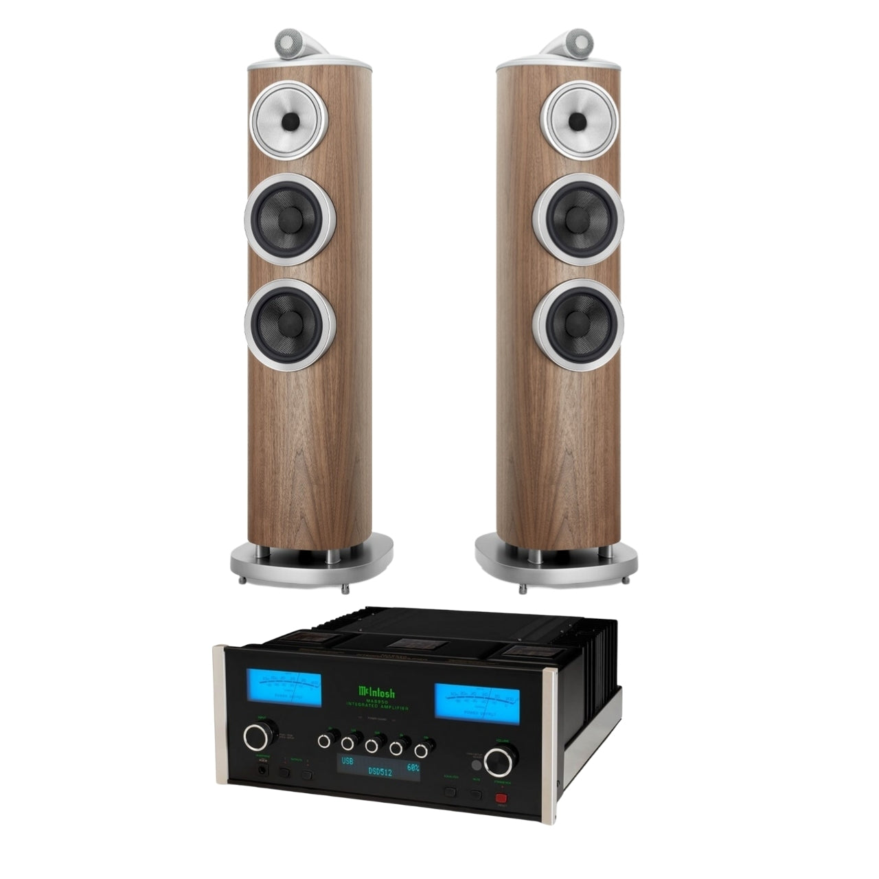 Bowers & Wilkins 804 D4 +Amplificador MA8950