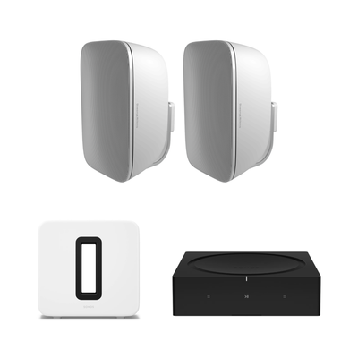 Combo Audio Exterior Bowers & Wilkins AM-1 + Sonos