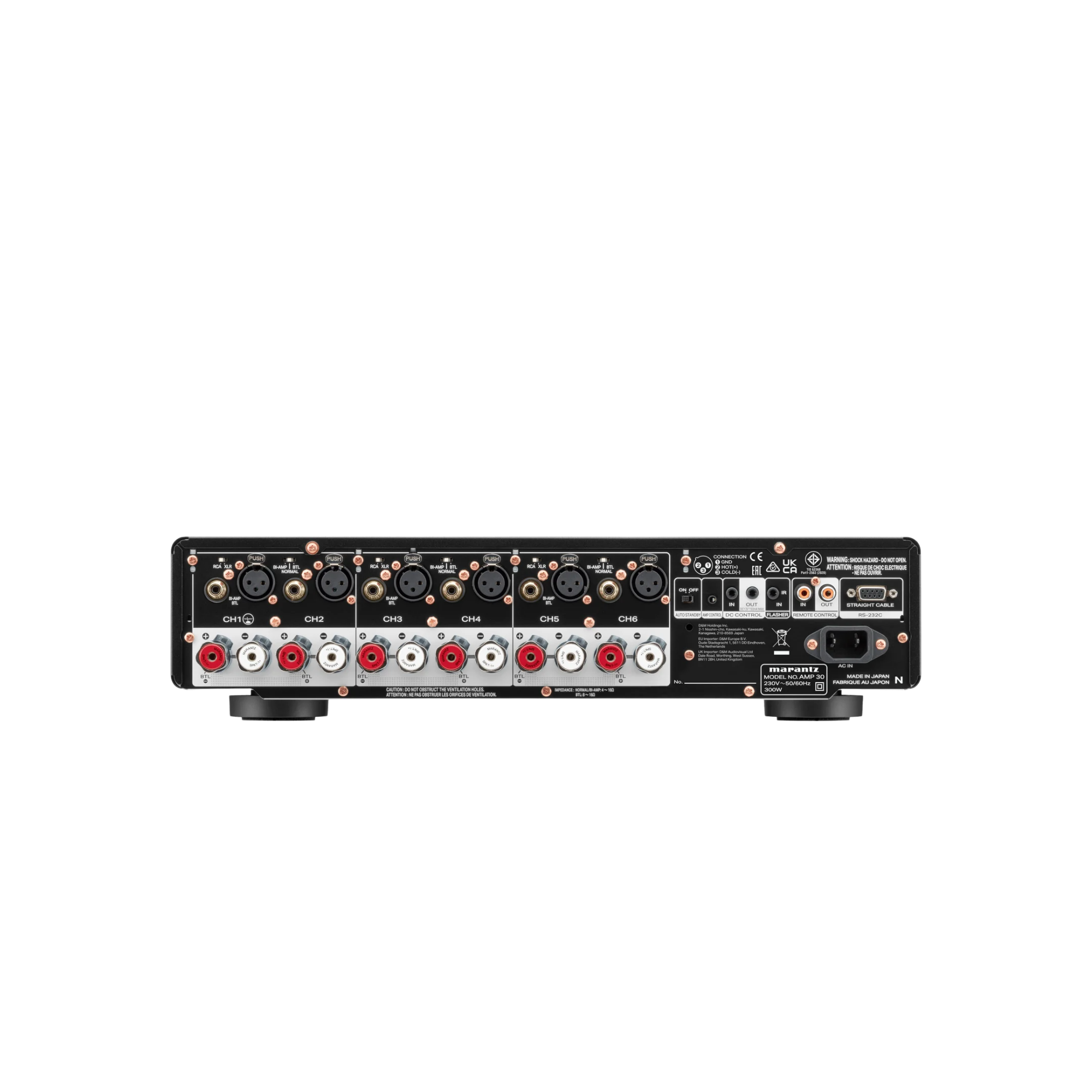 Marantz AMP 30 Amplificador de potencia de 6 canales