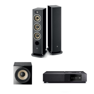 Focal Aria Evo X N°2 + Naim Uniti Nova + Sub 1000F Sistema HiFi