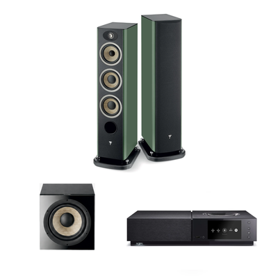 Focal Aria Evo X N°2 + Naim Uniti Nova + Sub 1000F Sistema HiFi