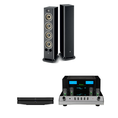 Focal Aria Evo X N°3 + McIntosh MA352 + Bluesound NODE Sistema HiFi