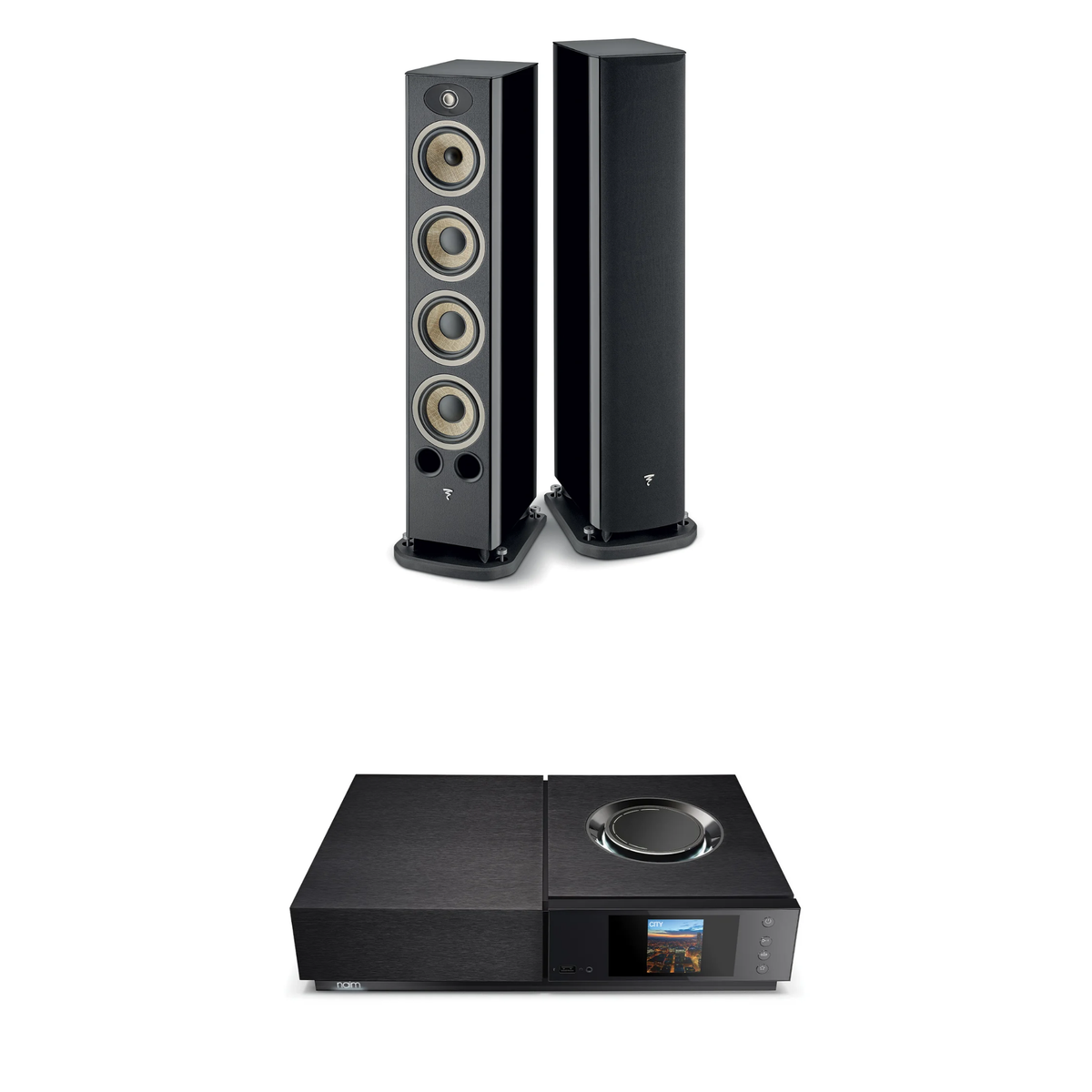 Focal Aria Evo X N°3 + Naim Uniti Nova Sistema HiFi con Streaming