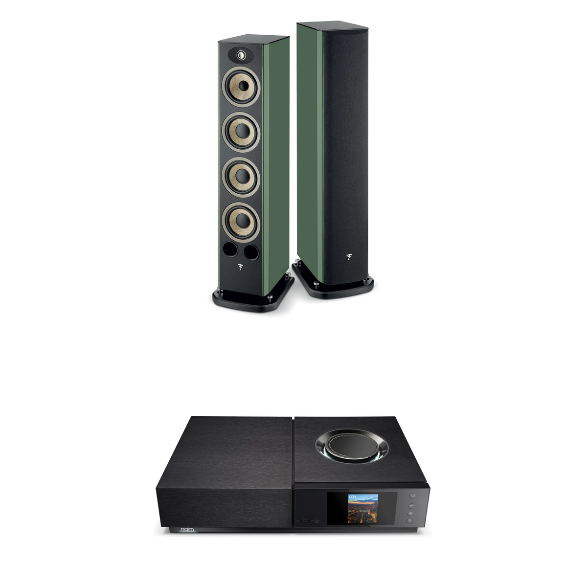 Focal Aria Evo X N°3 + Naim Uniti Nova Sistema HiFi con Streaming