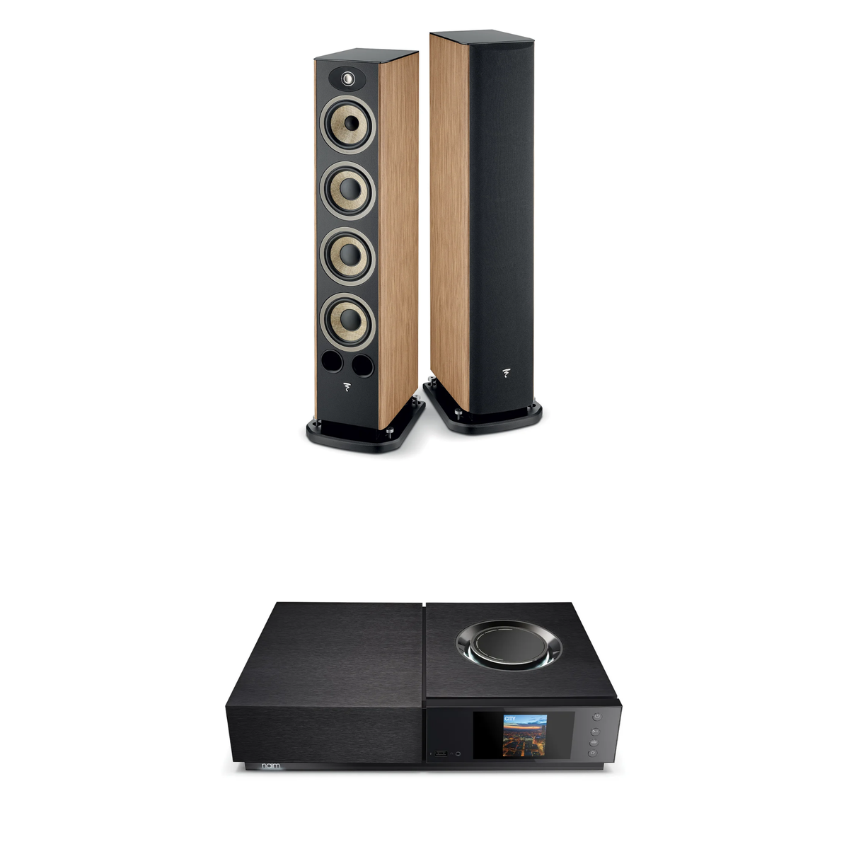 Focal Aria Evo X N°3 + Naim Uniti Nova Sistema HiFi con Streaming