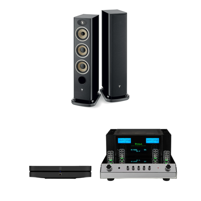 Focal Aria Evo X N°2 + McIntosh MA352 + Bluesound NODE Sistema HiFi