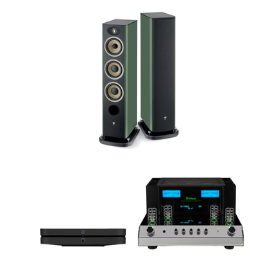 Focal Aria Evo X N°2 + McIntosh MA352 + Bluesound NODE Sistema HiFi