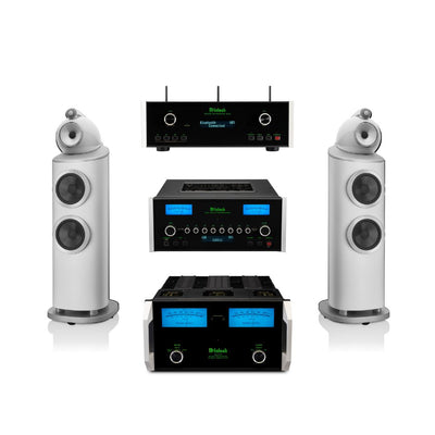 B&W 803 D4 + Preamplificador C55 + Amplificador MC462 + DS200