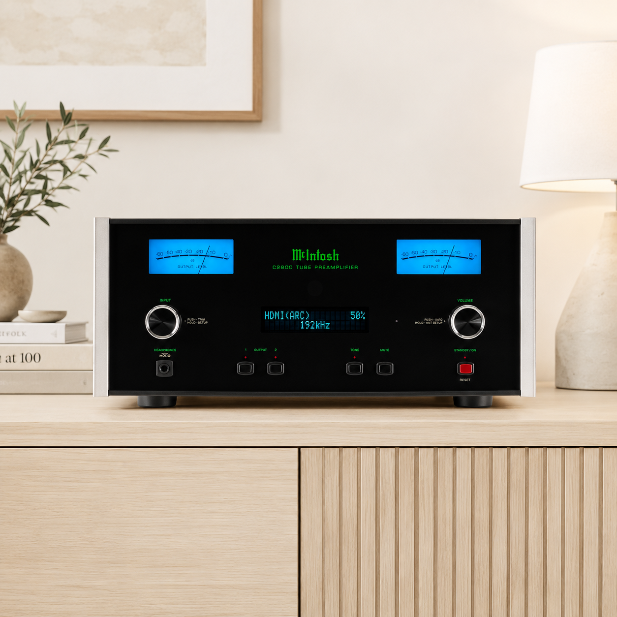 McIntosh C2800 Preamplificador a Tubos HiFi con DAC