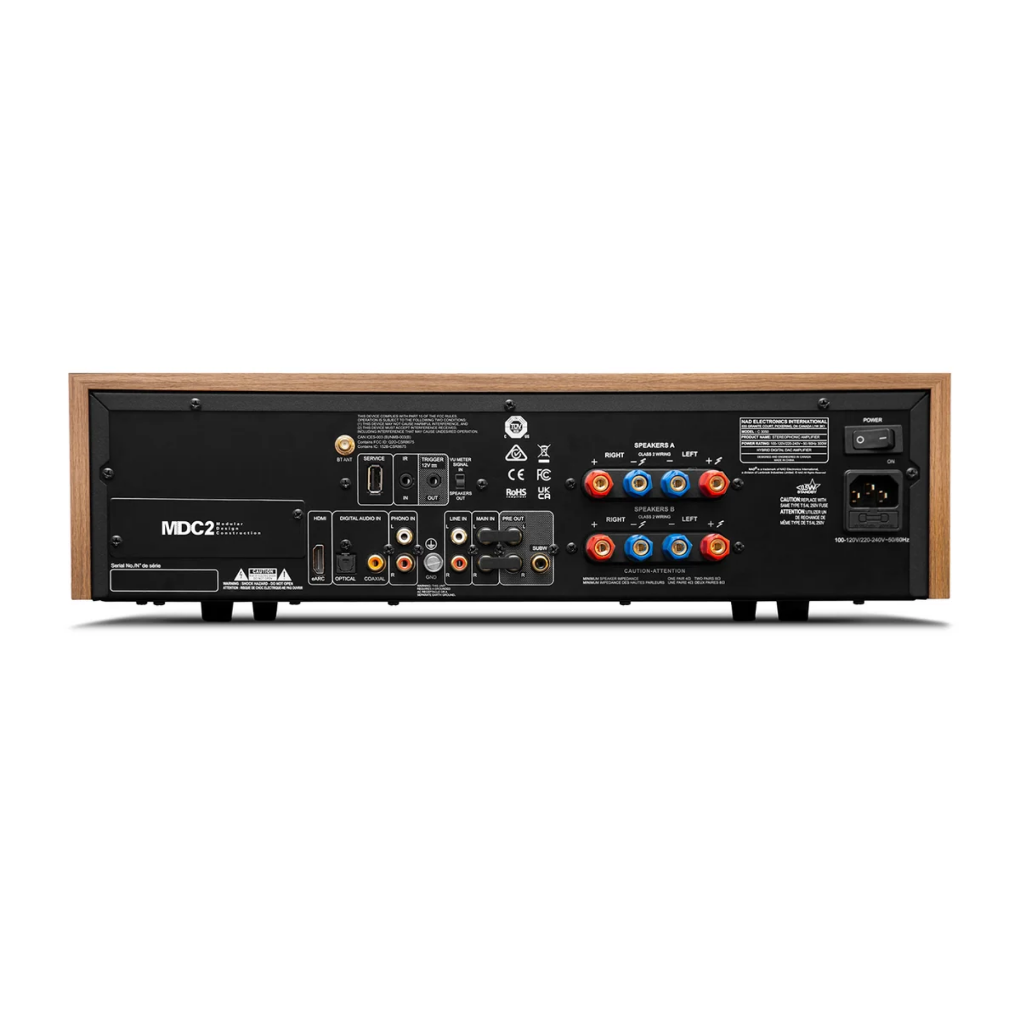 NAD C 3050 Amplificador Integrado HiFi 100Wx2