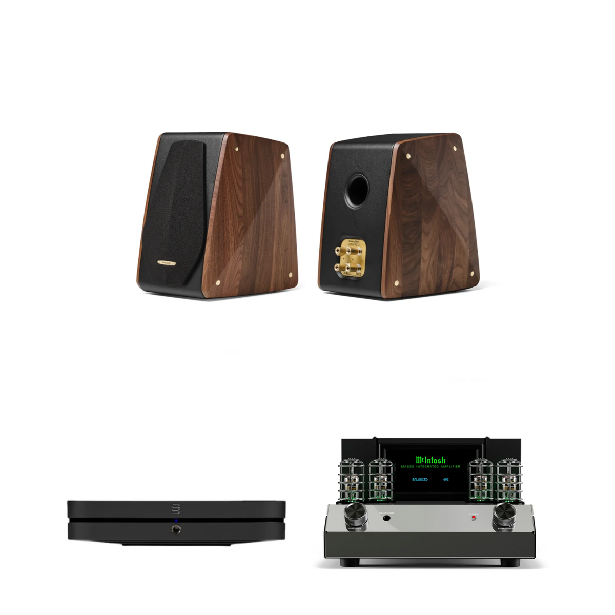 Sonus Faber Concertino G4 + McIntosh MA252 + Bluesound Node