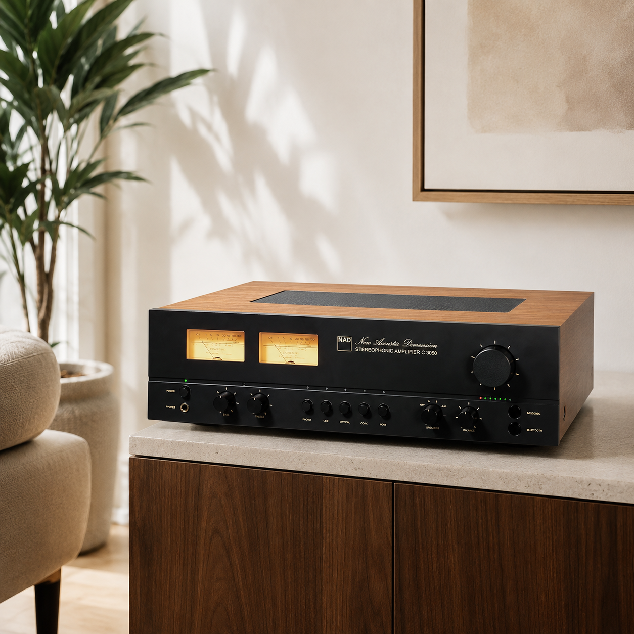 NAD C 3050 Amplificador Integrado HiFi 100Wx2