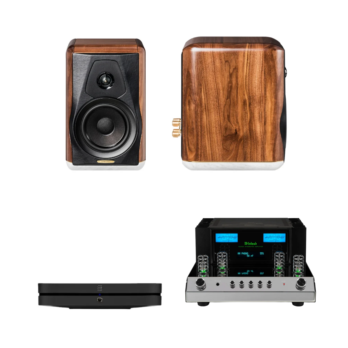Sonus faber Electa Amator III + McIntosh MA352 + Bluesound NODE