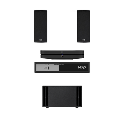 Combo de Audio NEXO ID24 + IDS110 con Bluesound NODE