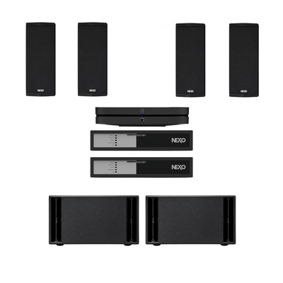 Combo de Audio NEXO ID24 + IDS110 con Bluesound NODE