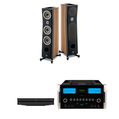 Focal Kanta N°2 + McIntosh MA9500 + Bluesound NODE Sistema HiFi High End
